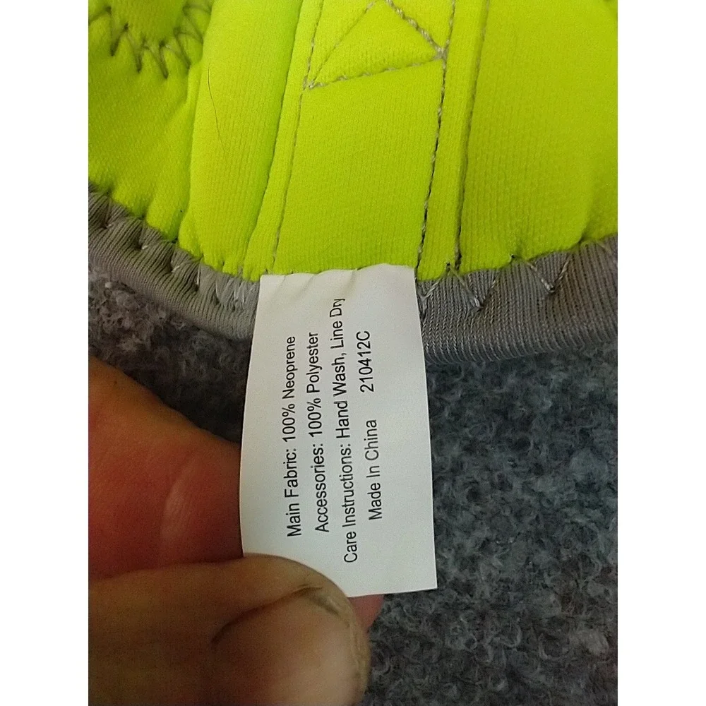Vivaglory‎ Dog Life Jacket Neon Yellow Neoprene Safety Vest Size XS Reflective